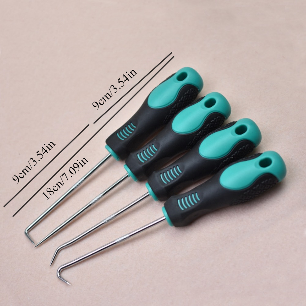 Image of This 4pcs Set Is A Reliable For Gardening, Featuring A Weeding Hook That Removes Weeds And Moss From The Joints Of Courtyard Paving. Constructed From Metal, Ensuring Durability