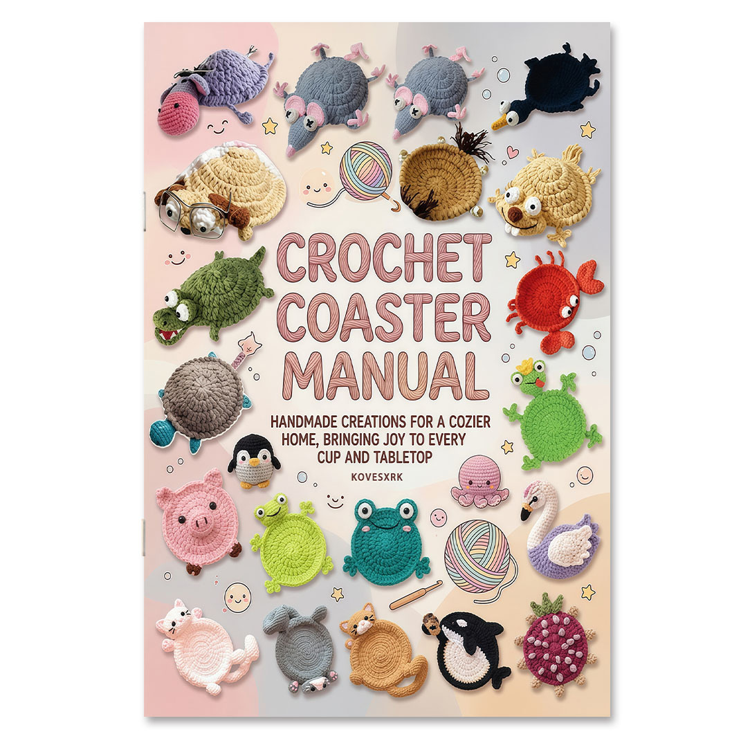 crochet pattern collection 20 designs including puppies squirrels frogs   ducks penguins and crabs step by step crochet instructions suitable for beginners not a finished product does not   knitted items  