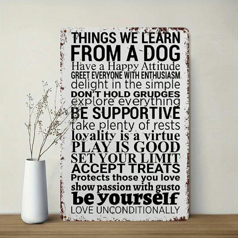 

Decor 1pc Inspirational Iron , 8x12 , Decor For , , Bar, - & , For Pet