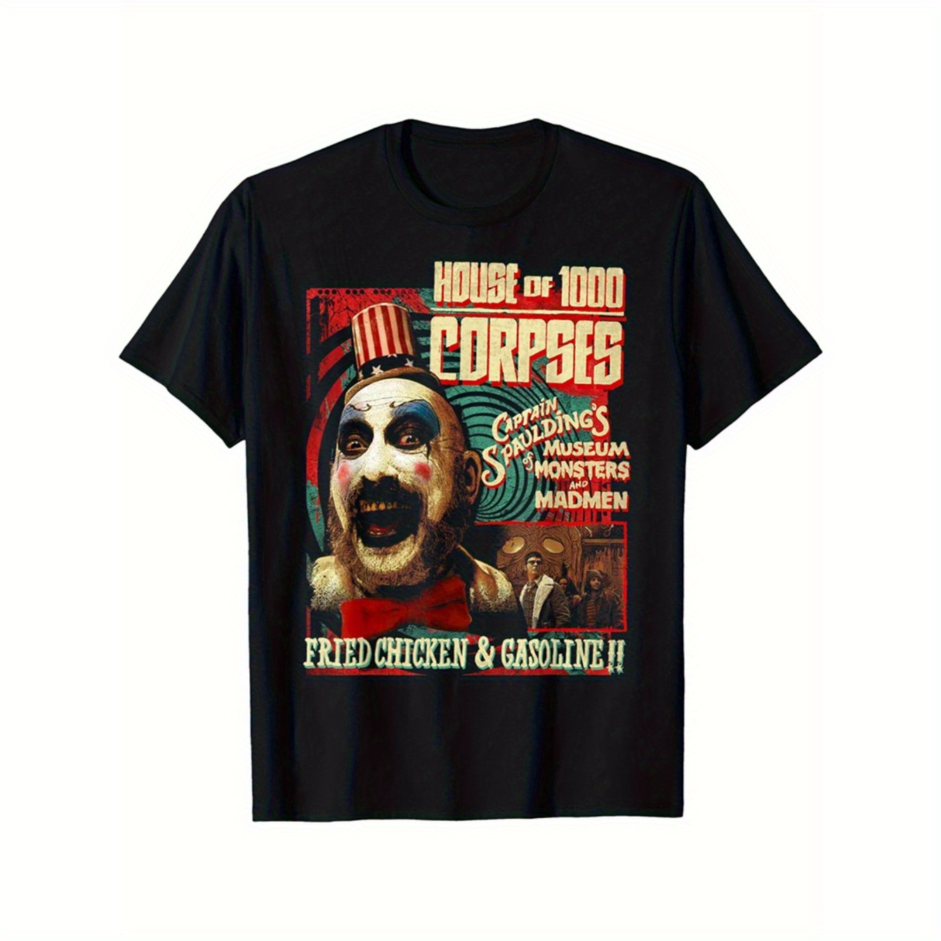 

1pc Rob Of 1000 Corpses T-shirt, , Slight , Printed Graphic Tee