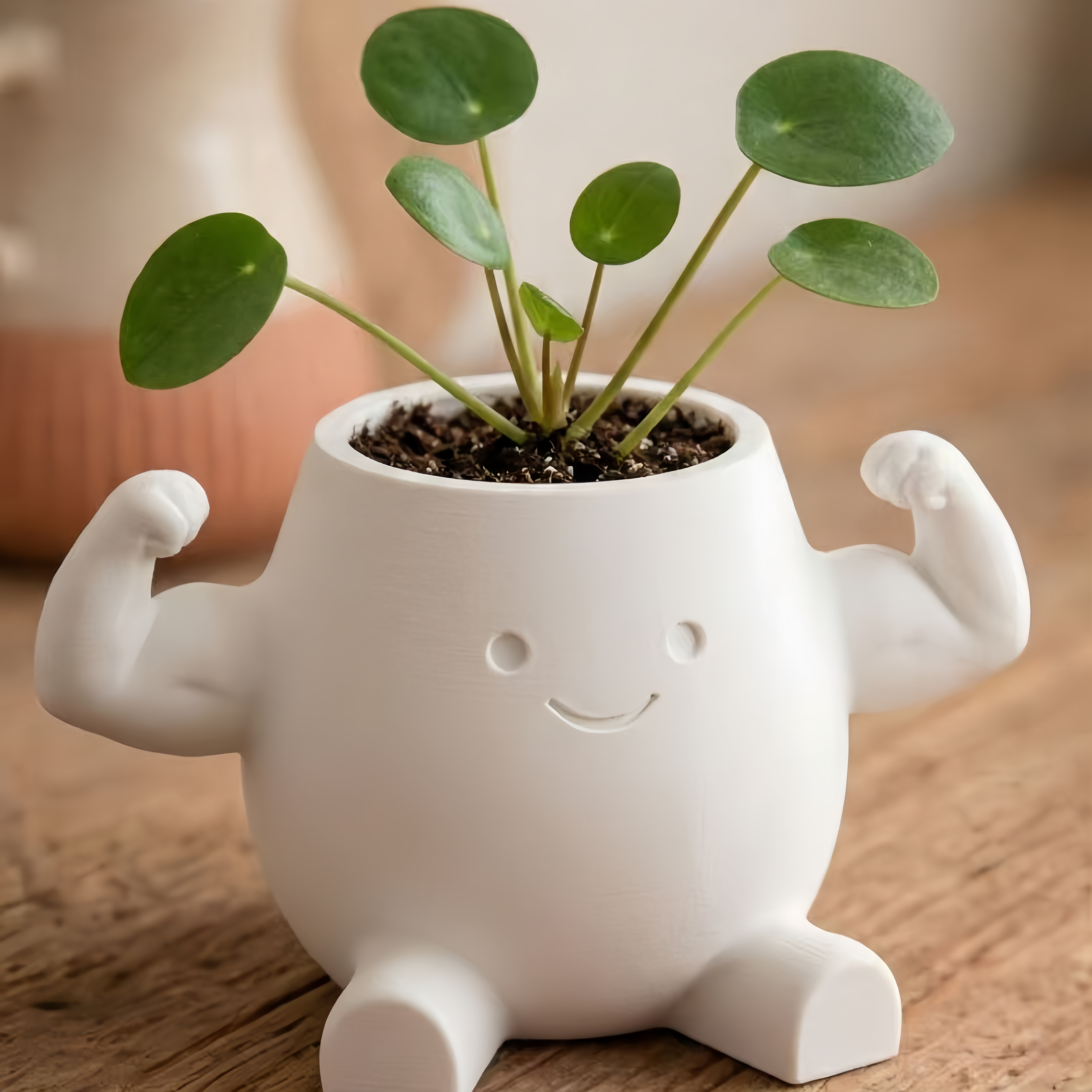 ceramic flower pots cheap Blue Double Rim Ceramic Planter