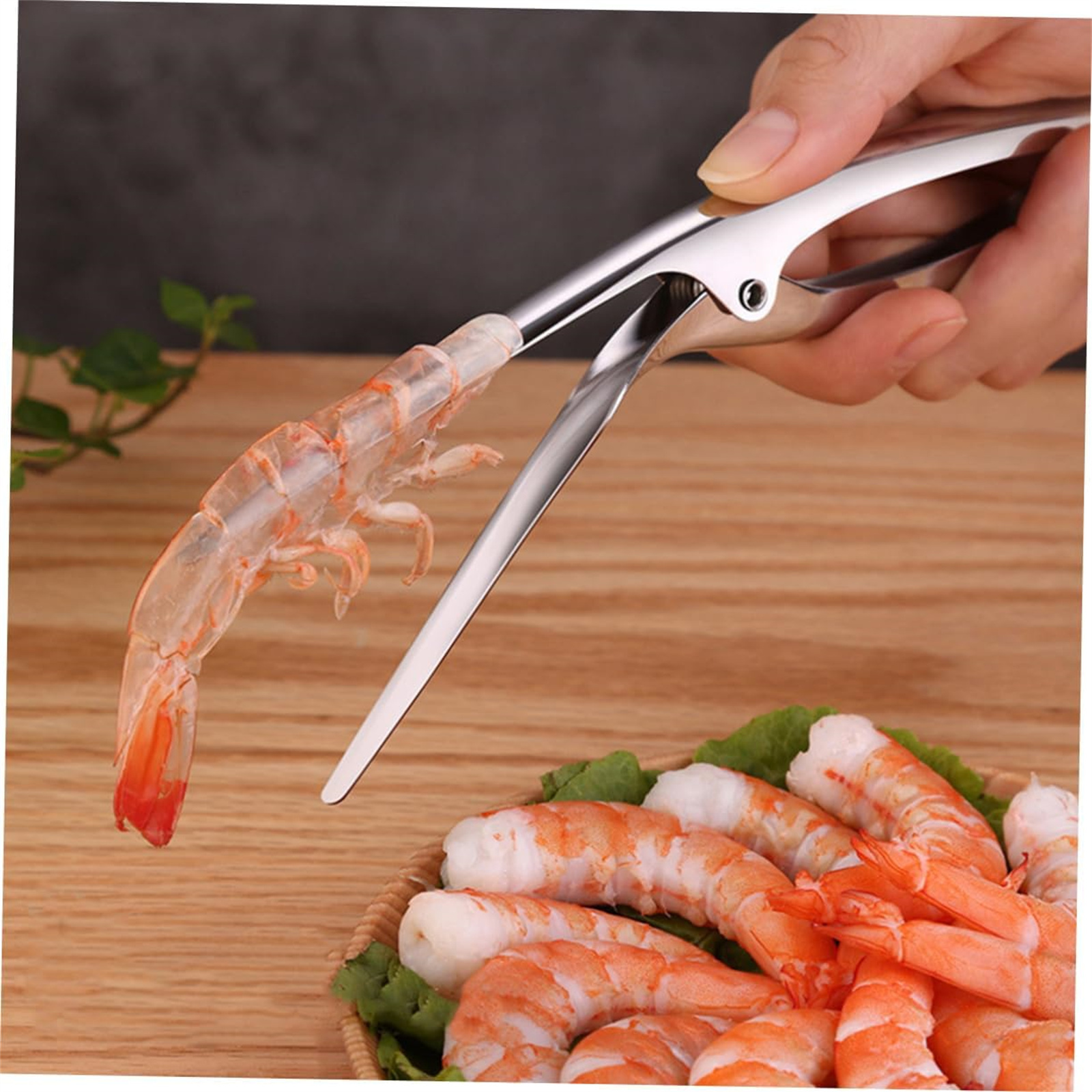 TEMU 6pcs Shrimp Deveiner Tool Shrimp Cleaner, Stainless Steel Shrimp Peeler Kitchen Meat Picker Shrimp Separator Peel Skin Shrimp Lobster Sheller