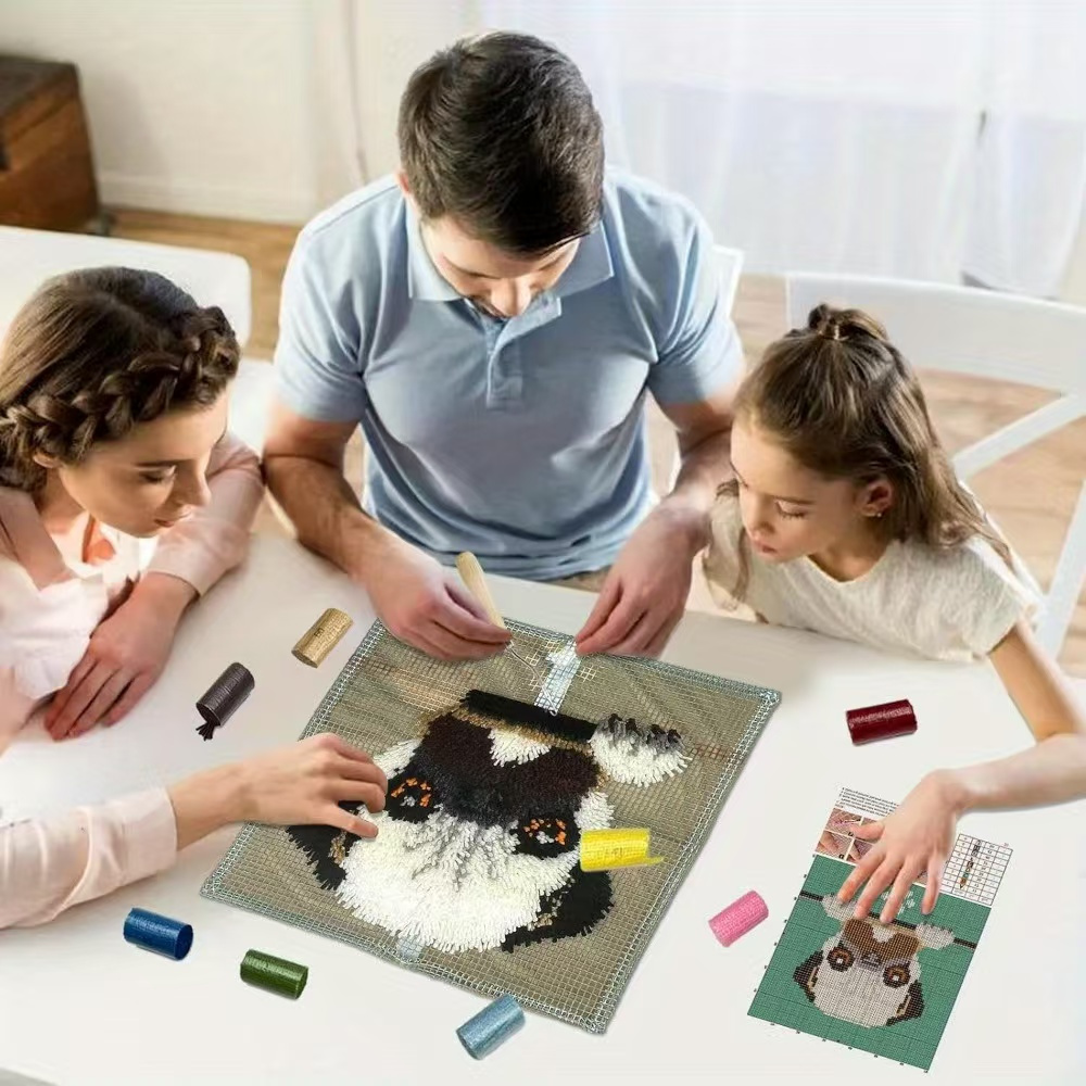Latch Hook Rugs Creation Kit for Beginners