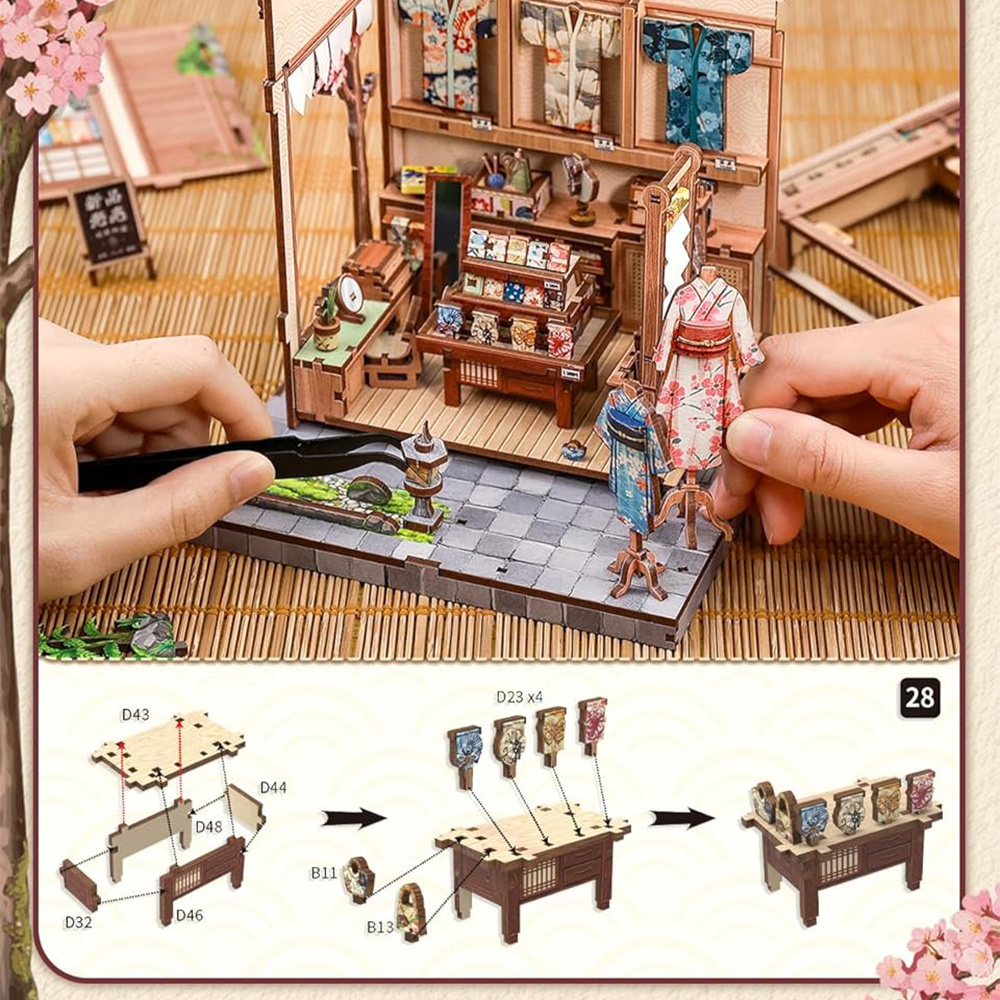 Retro Statue Ornament, Mini Store Kit, Miniature Traditional , Creative Gift , Home Desk Decoration