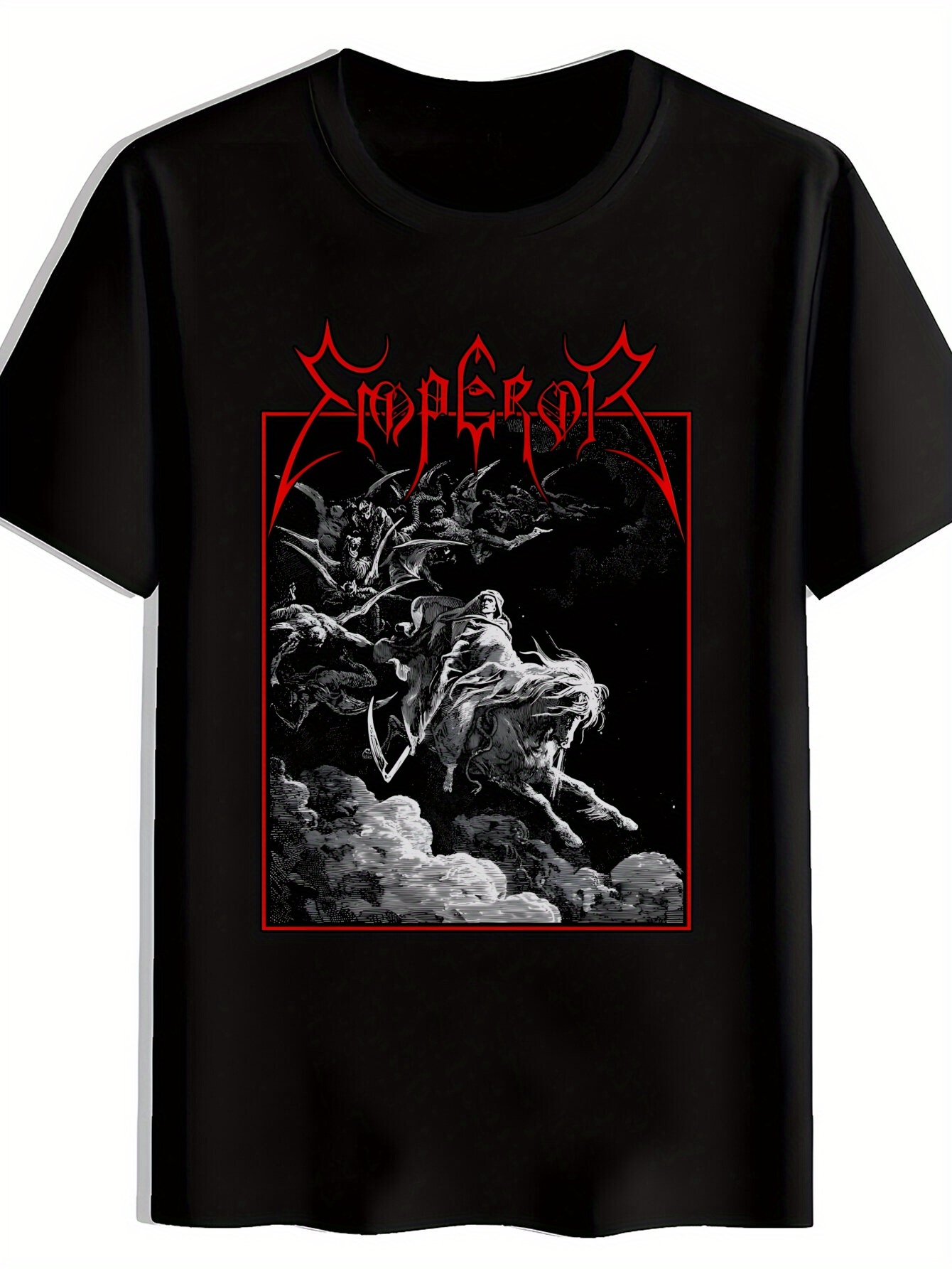 camiseta gráfica banda heavy metal vintage hombre Temu Ecuador