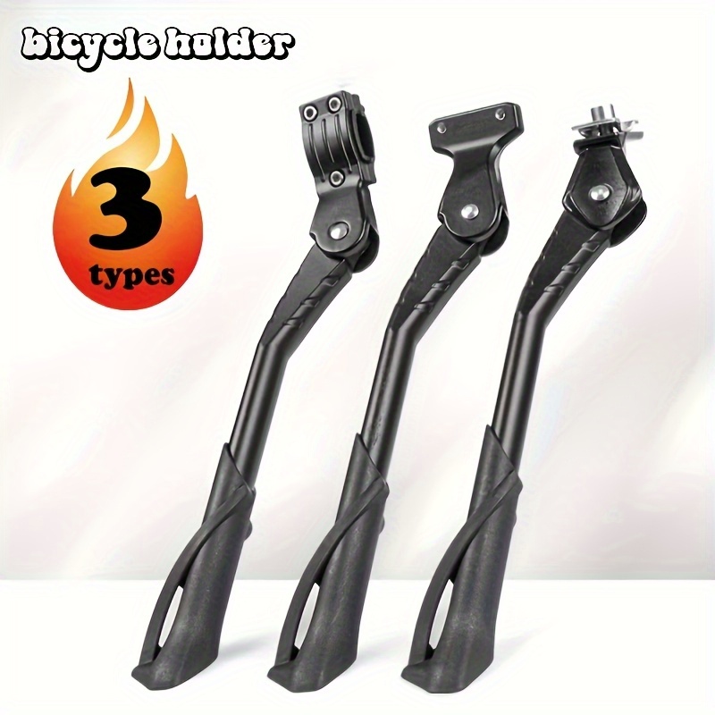bicycle support for mountain and road bikes aluminum alloy side stand double hole adjustable support perfect   enthusiasts suitable for 11 festivals