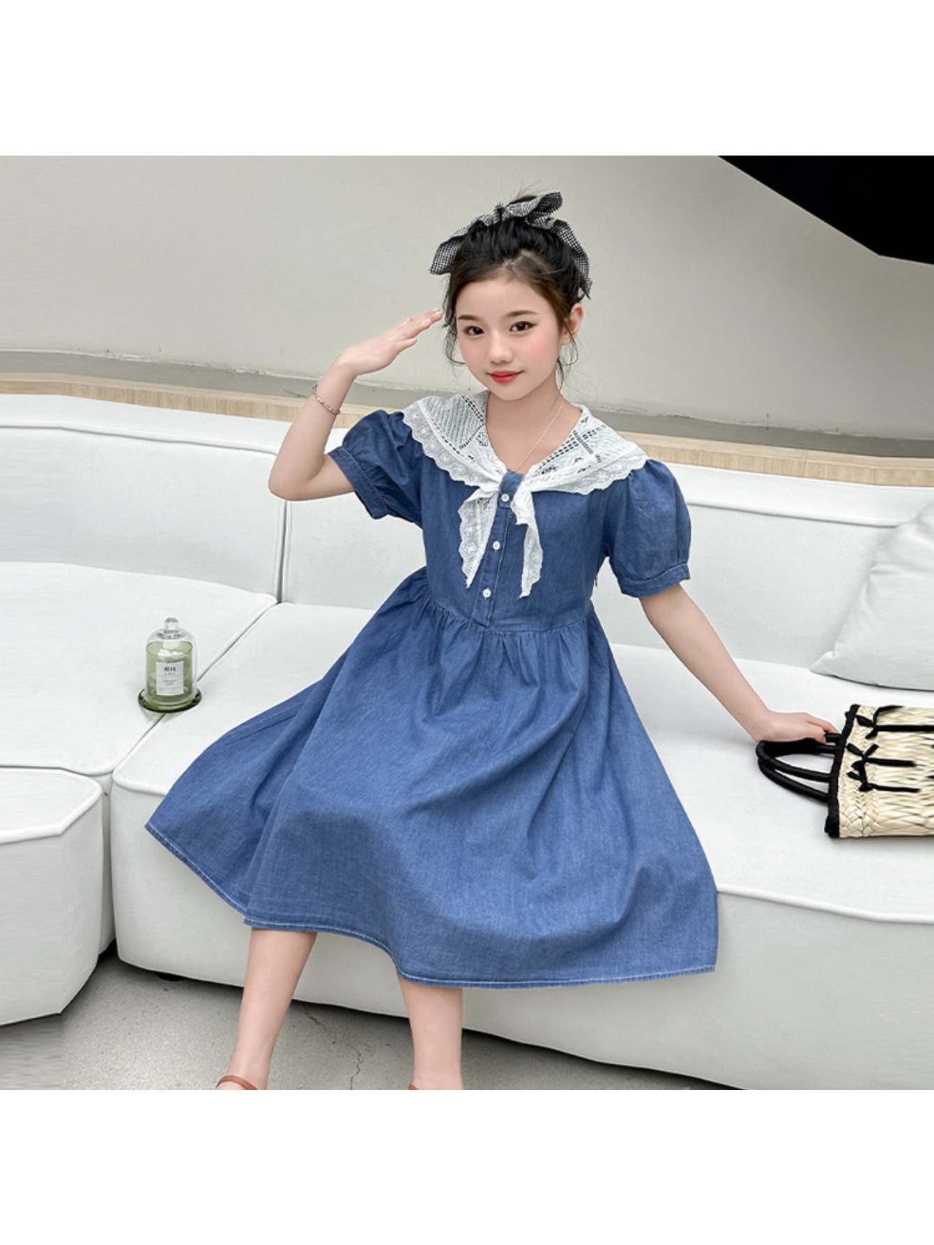 dresses teal blue Sailor Dress  L'cole Des Femmes