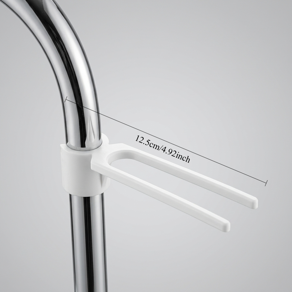 TEMU 1 soporte de paño de cocina para grifo de calidad, se a un diámetro de tubería de 22 mm, estante de fregadero que ahorra , colgador de toallas