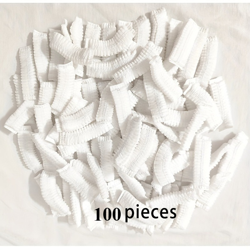 TEMU 100pcs Disposable Vacuum Cleaner Filter Cartridge Cover, Non-woven Filter Mesh, Filter Cartridge Filter Mesh, Elastic Vacuum Cleaner Filter