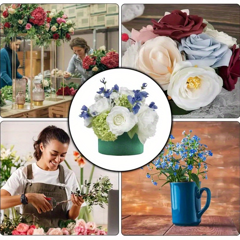 Mousse florale humide pour décorations de mariage - 20Pcs personnalisables