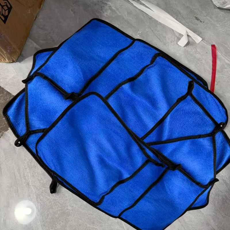 TEMU 10pcs Microfiber Car Cleaning Cloth Set, Perfect For Washing And Drying, An For Detailing - A Great Gift For Father's Day
