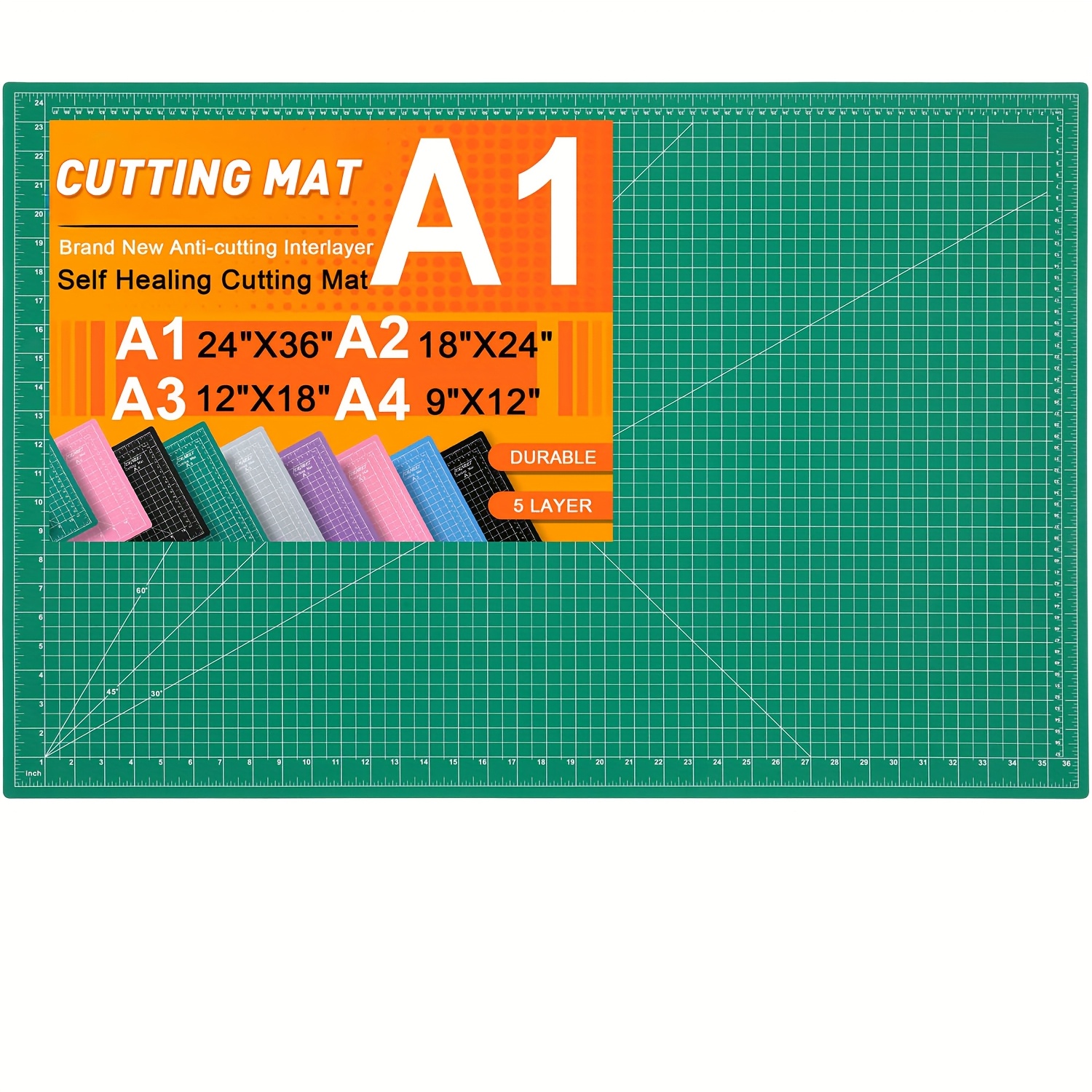 TEMU High-density Upgrade 24" X 36" Large Self- Sewing Pad, Cutting Pad, Craft Hobby Item, Size 24" X 36"