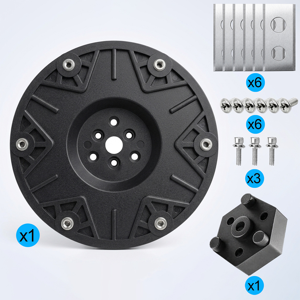 Image of 1 Set Compatible For /m700/wr167e/wr141e/vision Mower Blade Disc - Reinforced Plastic Robotic Lawn Mower Cutter Disc, Replacement Blade Accessory For Residential & Commercial Use, Chassis Upgrade