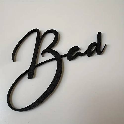 1pc bad modern bathroom door sign vintage calligraphy style durable plastic home decor for bathroom restroom fashion sign essential gift for christmas valentine new year party decor