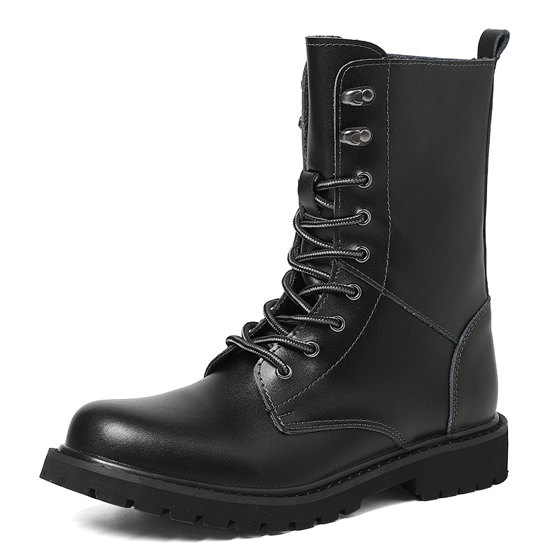 TEMU Men's Riding Boots, High-quality Casual Fashion Long Boots, Sports Outdoor Boots, Men's Boots, Tactical Boots, Hiking Boots, Trekking Boots,