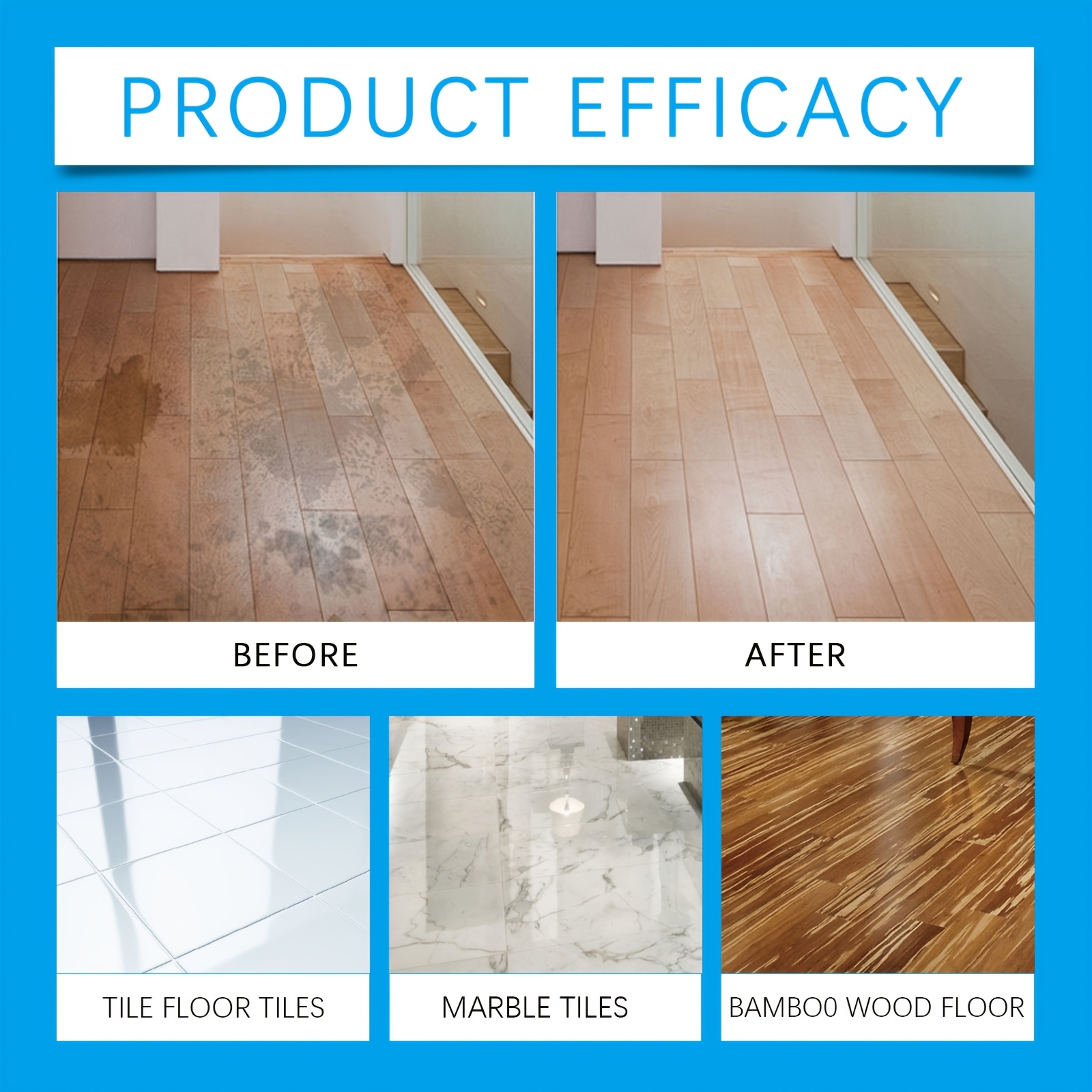 12pcs multi purpose floor care effervescent tablets universal for   suitable for tiles wood floors marble     dirt on floor   gentle and non damaging to floor materials mopping without   Product details 6