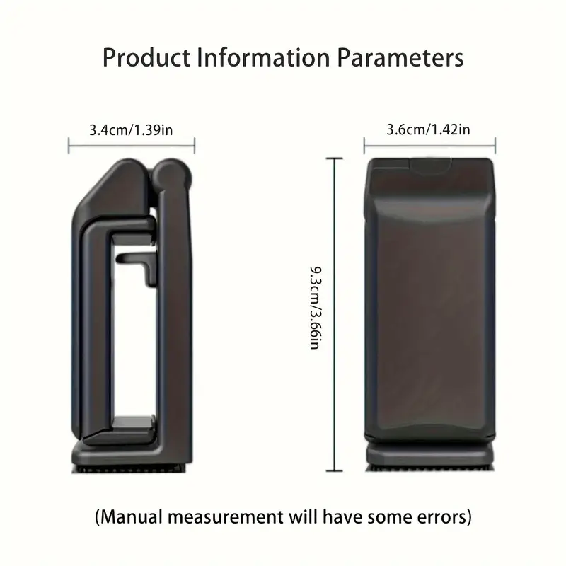 360 rotating airplane phone holder portable foldable travel clip with sleek multi functional for trays luggage essential for pilots travelers flight carry on accessory modern phone holder durable abs material Product details 1