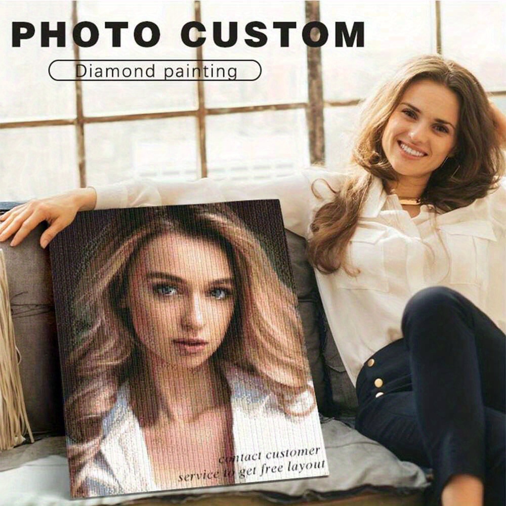 

Photo Custom 5d Diy Diamond Painting Picture Of Rhinestones Customize Your Photos Diamond Mosaic New Arrival Handmade Hobby