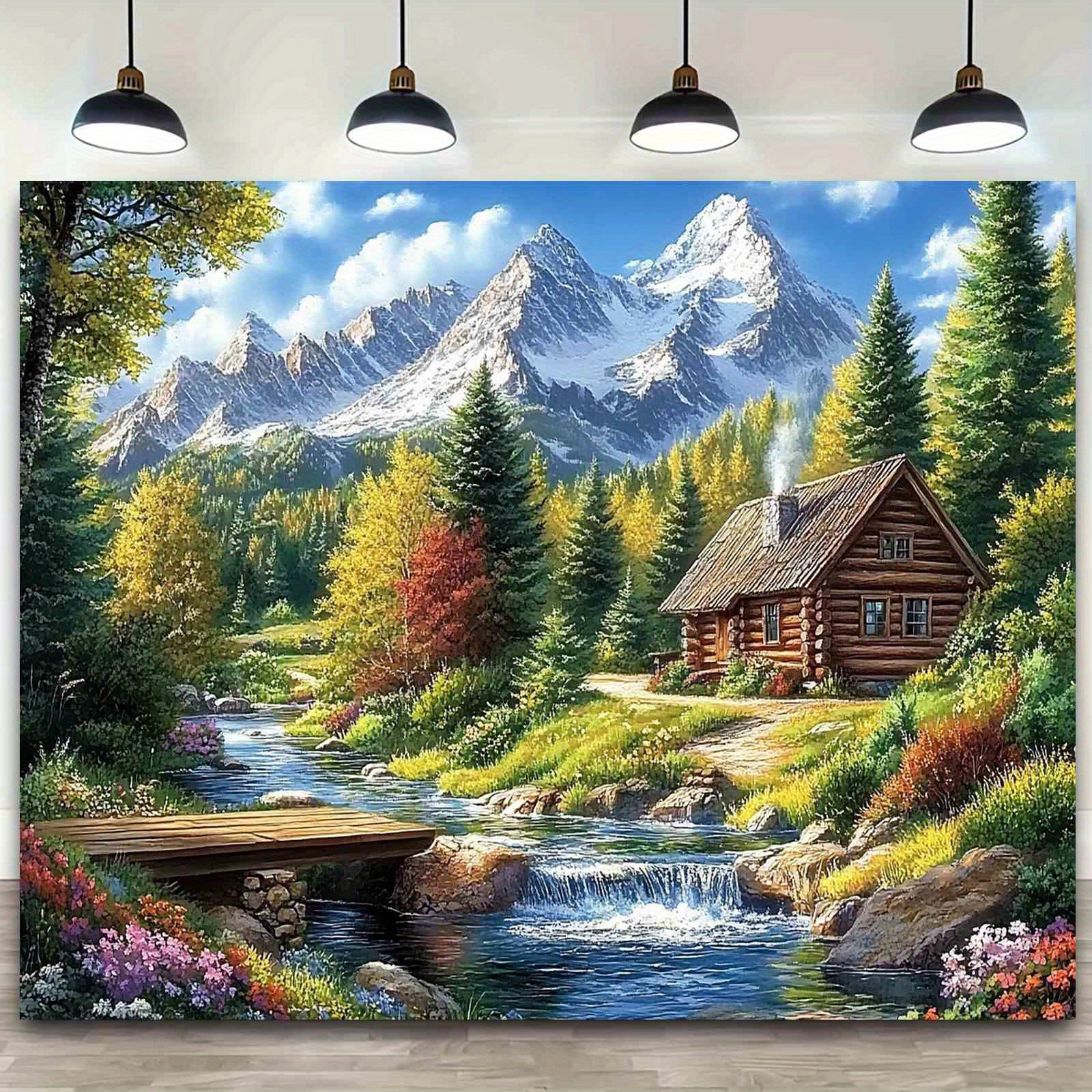 1pc forest scenery wall hanging tapestry vibrant