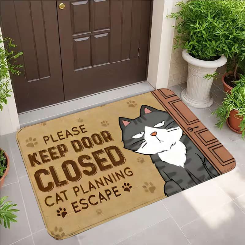 cat door mat sold on Temu United States