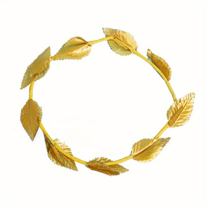 1pc Roman Greek Crown Garland With Head Hoop - Ancient Greek/roman Headdress For Costumes, Renaissance , Dance Parties & Historical Performances - Lightweight & Wear Party Accessories