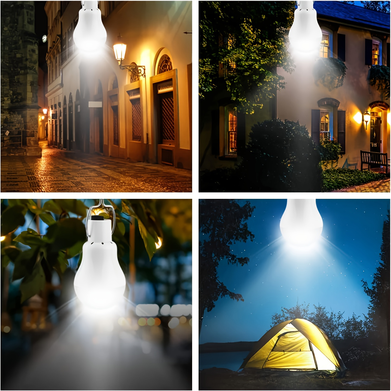 MOON-Lanterne de CampingLampe Solaire Lampe Tente de Camping USB Lampe