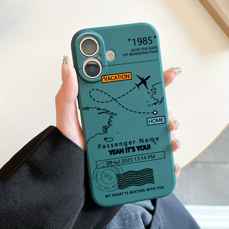 TEMU para Teléfono - de Lujo con Diseño Antigolpes de Silicona, con un de , Compatible con iPhone 16, 15, 14, 13, 12, 11 Pro Max, XS, XR, 7, 8 y SE