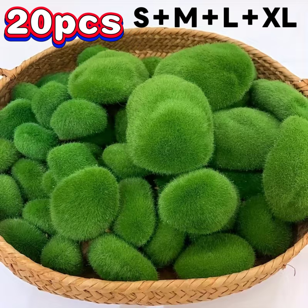 20 Stck knstliche *steine, Gren S/M/L/XL  Synthetisches * fr Bonsai,  Garten, Terrarium, Diorama, DIY-Bastelarbeiten | Innen- & Auendekoration