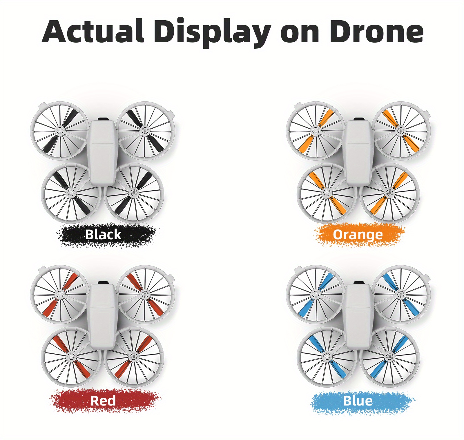 set of 8 colorful propellers designed for the dji flip 4022f lightweight wing propellers suitable for dji flip   accessories details 6