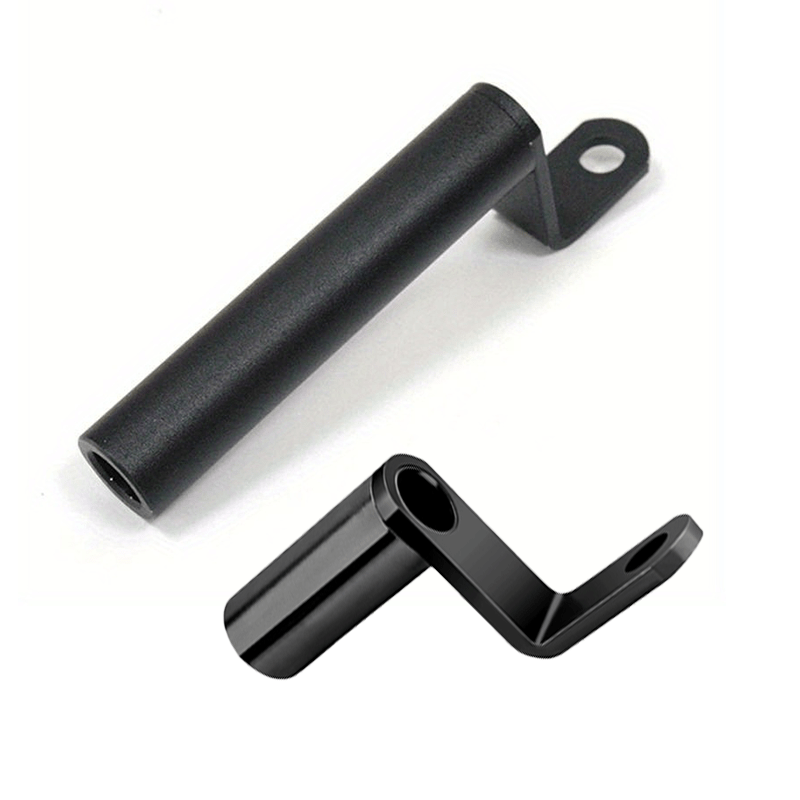 1pc Regular + 1pc Extended Motorcycle Additions Aluminum Alloy Rearview Mirror Conversion Bracket Extension Bracket Handlebar Mobile Phone Bracket Extension Bracket Riding Equipment
