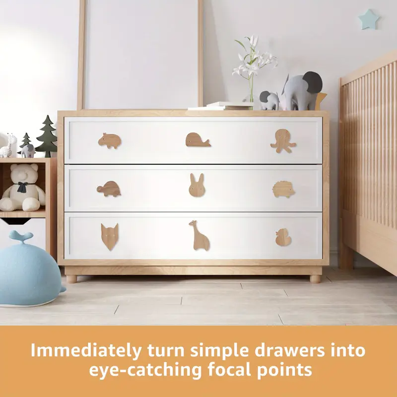 set 12 wooden drawer knobs shaped like animals perfect a - Temu Kuwait set 12 wooden drawer knobs shaped like animals perfect a - Temu Kuwait