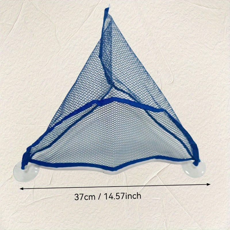 bathroom suction cup storage net bag shower toy hanging pouch wall mounted   organizer for   scenes living room bedroom kitchen bathroom organization   holder spacesaving design compact organizer lightweight Product details 6
