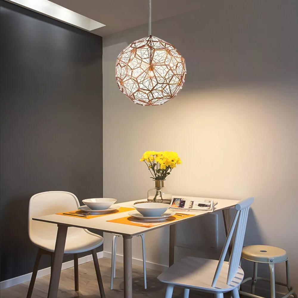  contemporary metal pendant light 25cm modern indoor ceiling fixture chandelier lighting for home decor details 3