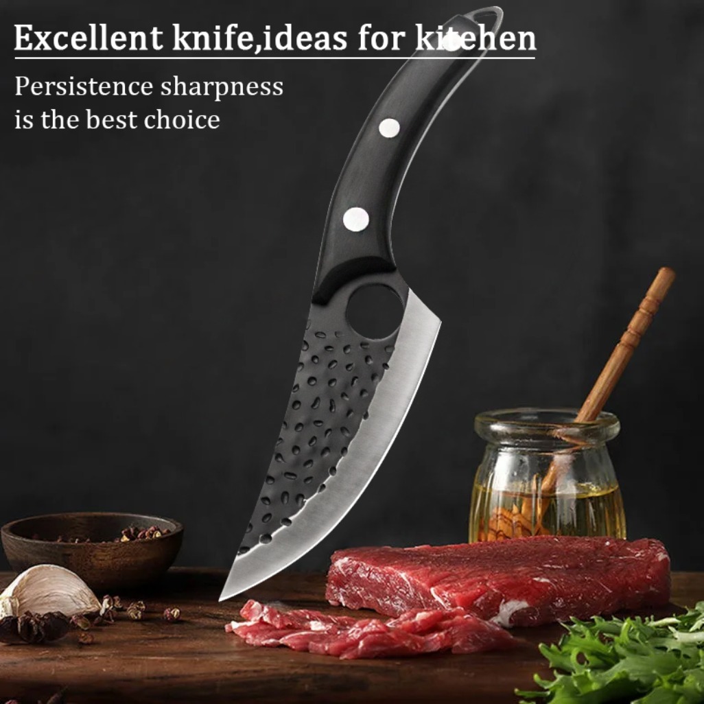 2/4pcs sharp chef meat fruit bbq knife perfect gift for family travel anti-stick ergonomic handle multipurpose stainless steel   knife   gadgets Product details 12