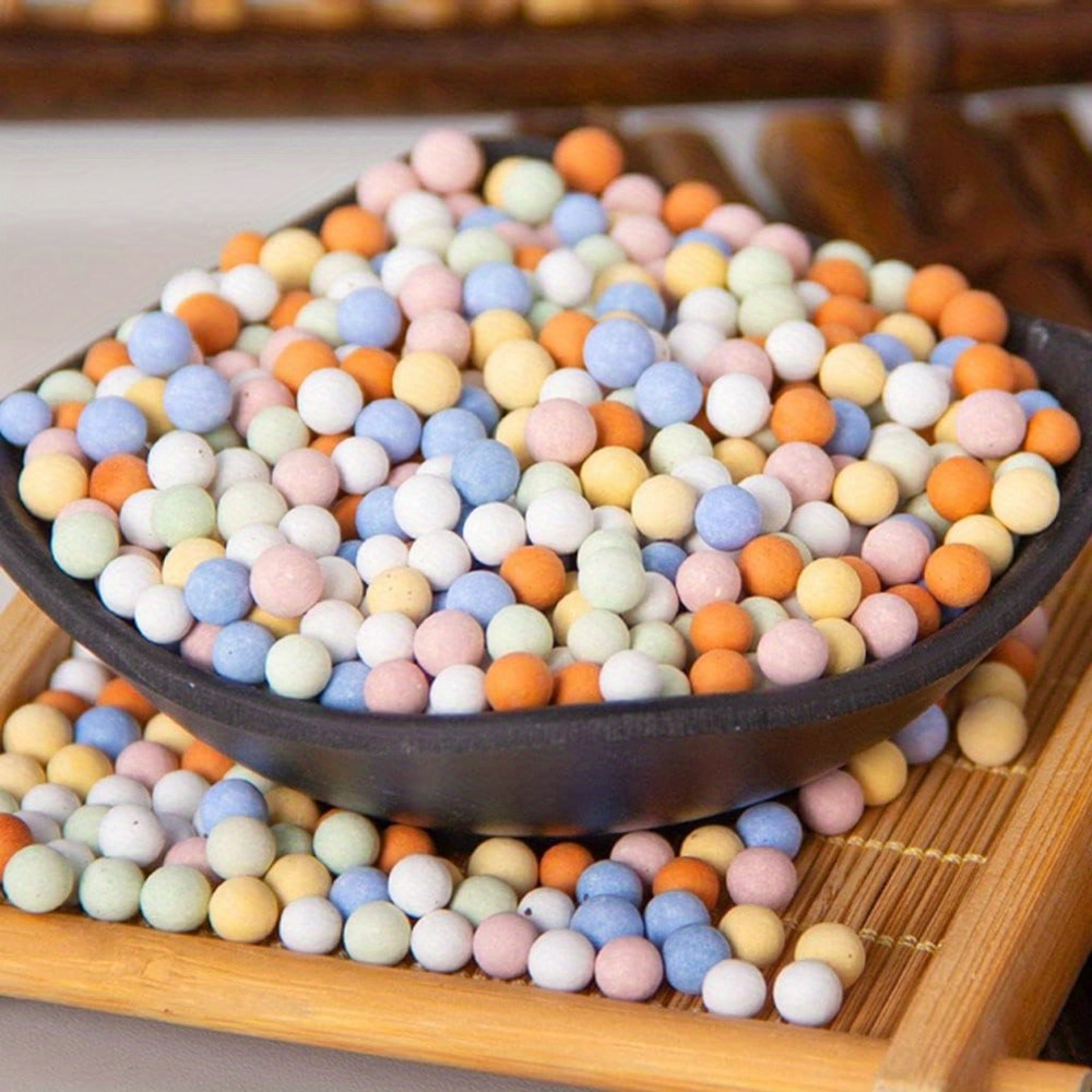 100g Colorful Ceramic Particles 8-10mm - Lightweight Medium Suitable For Decorative Covering Of Orchid/succulent Plant Hydroponics