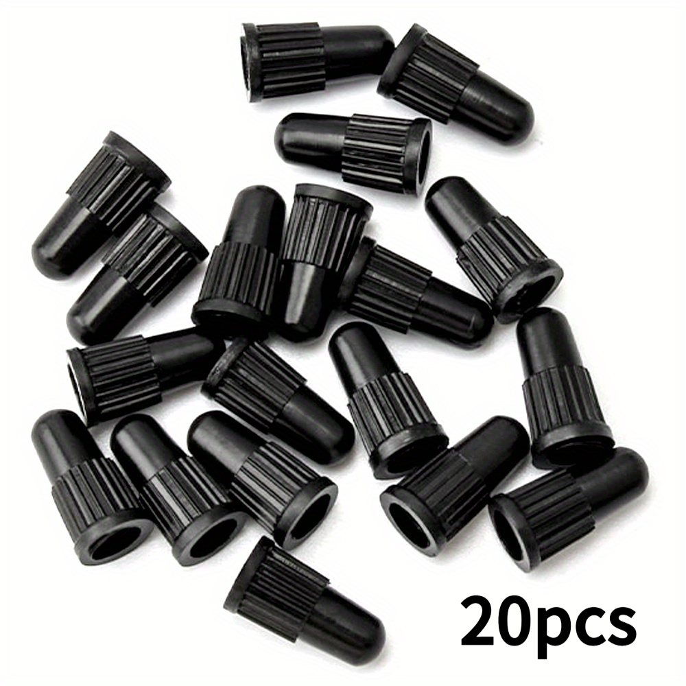 Plastic Tire Caps Suitable For Bicycles, Black Valve Caps Your /french Valve From Air And Dust Contamination - Compatible With Mountain Bikes, Off-road Bikes, And Road Bicycles