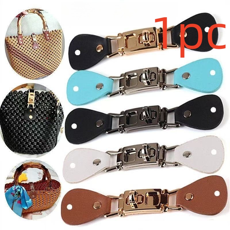 E-shop 1 Stück Knopfbox-Tasche DIY-Zubehör Box-Tasche Hardware-Hängepartien Tasche Öffnungs- Verschluss-Schnalle einfach vielseitig neuer Stil