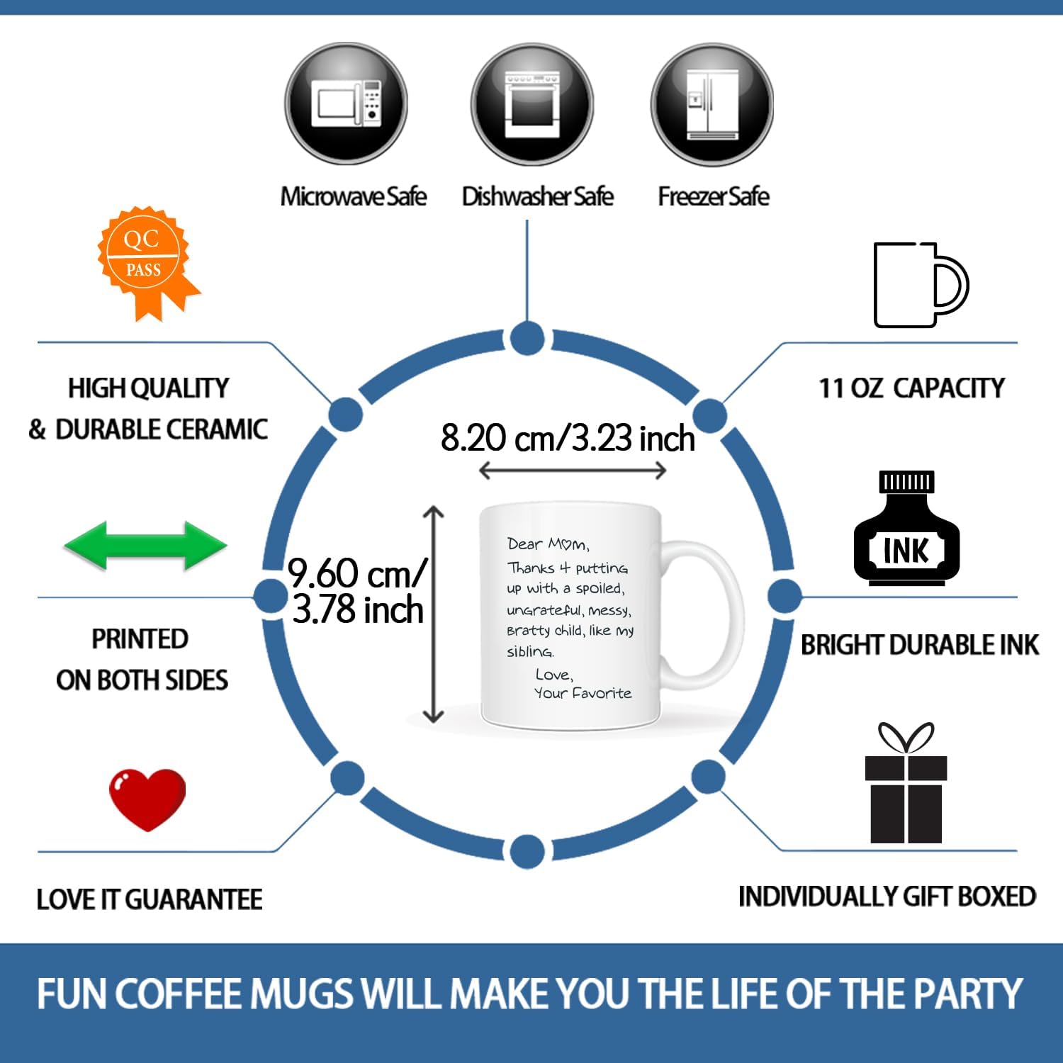 1pc mothers day mug with handmade crochet rose coaster funny thanks for putting up with coffee cup for mom white 11oz ceramic suitable for birthday christmas or everyday appreciation creative gift for office workers 1