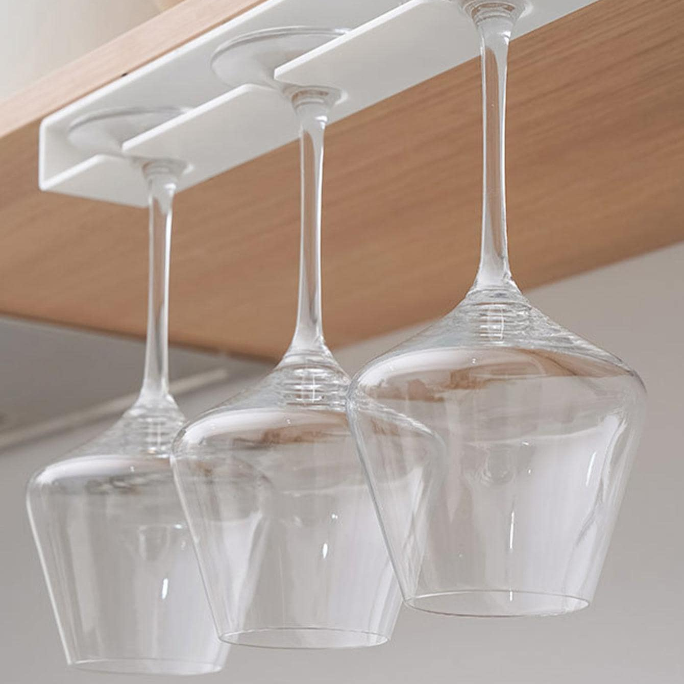 2 1pc home utility kitchen display wine red wine hanging no hole glass goblet upside down rack