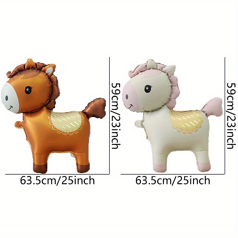 1/2pcs Standing Walking Unicorn Balloon, Birthday Party Atmosphere Decorations, Event Gift Props For Indoor And Outdoor Room Decoration, For Halloween, Christmas