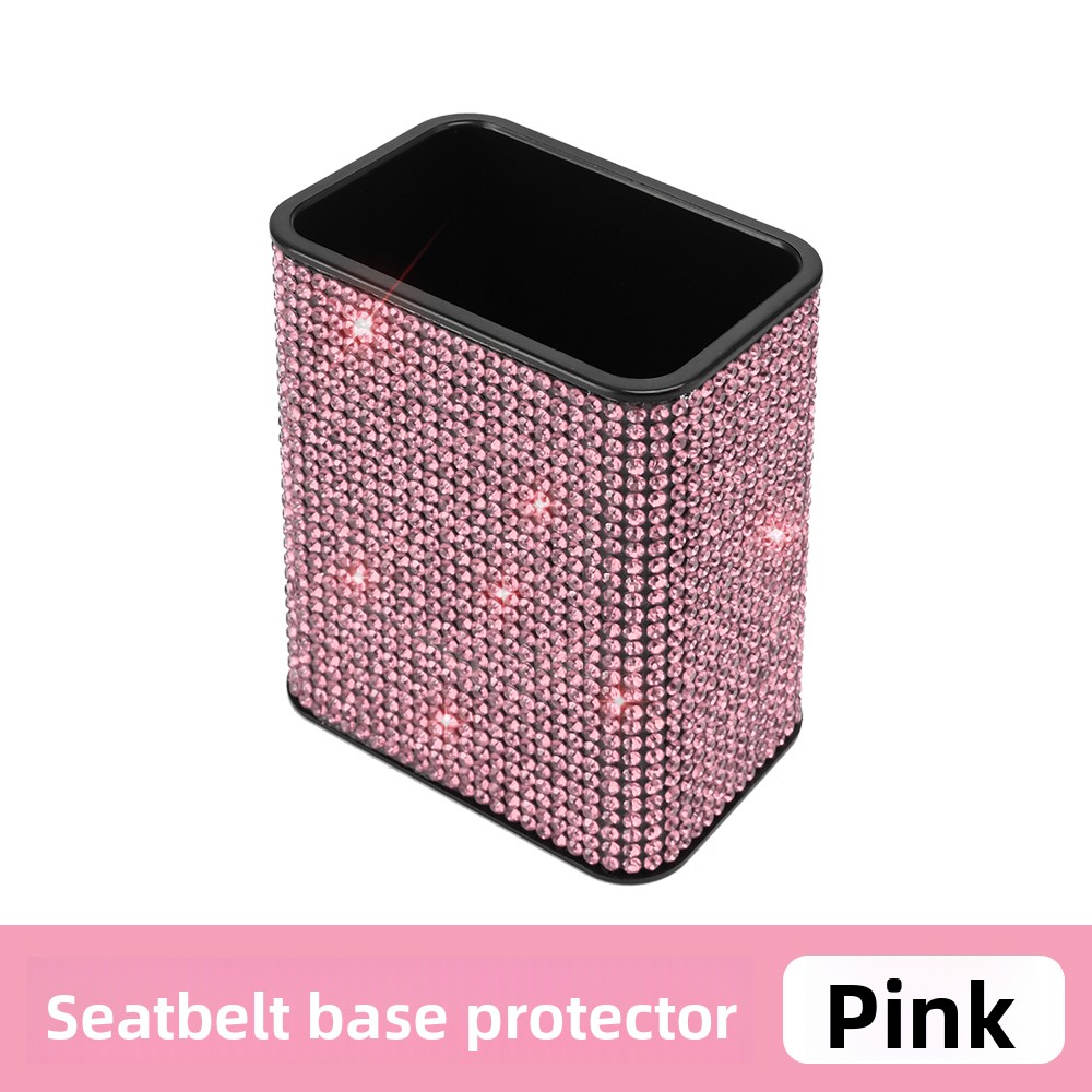 TEMU 1pc Car Seat Belt Protector, Inlaid Seat Belt Protector, Seat Belt Base Cover, , Suitable For Most Models