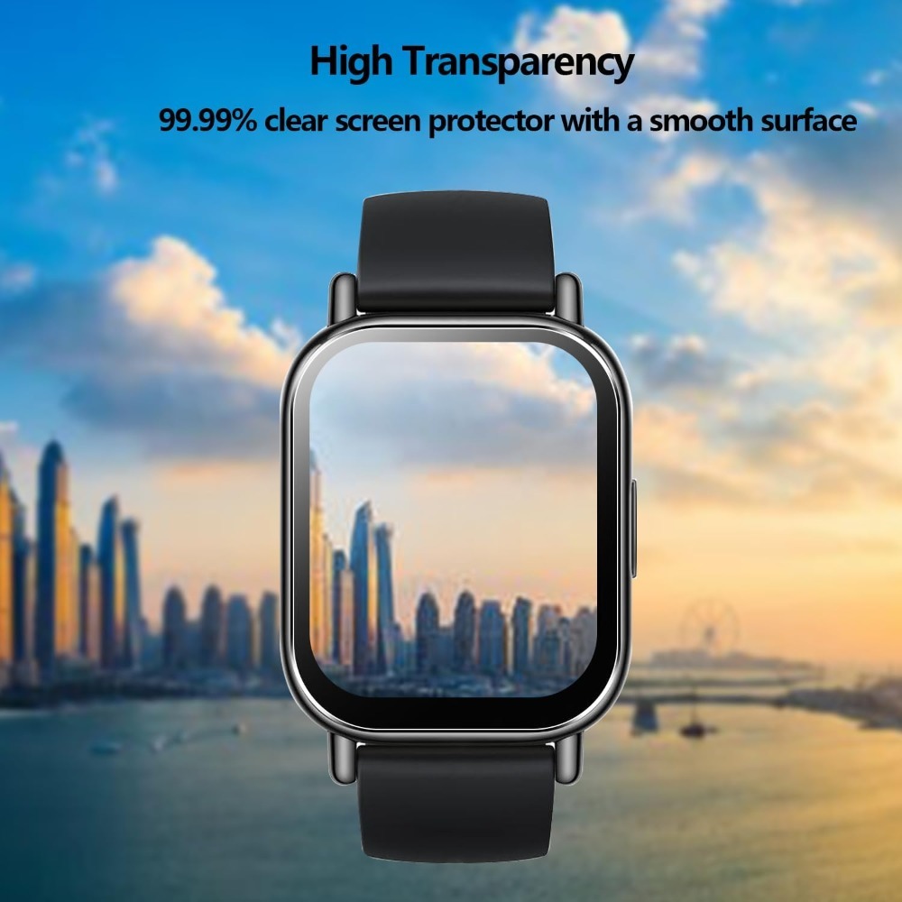 TEMU 4pcs Film Screen Protector For Xiaomi Redmi Watch 5 Active/ Watch 5 Lite/ Watch 4 /watch 3 Active/watch 3, Cover Screen Soft Film, Durable
