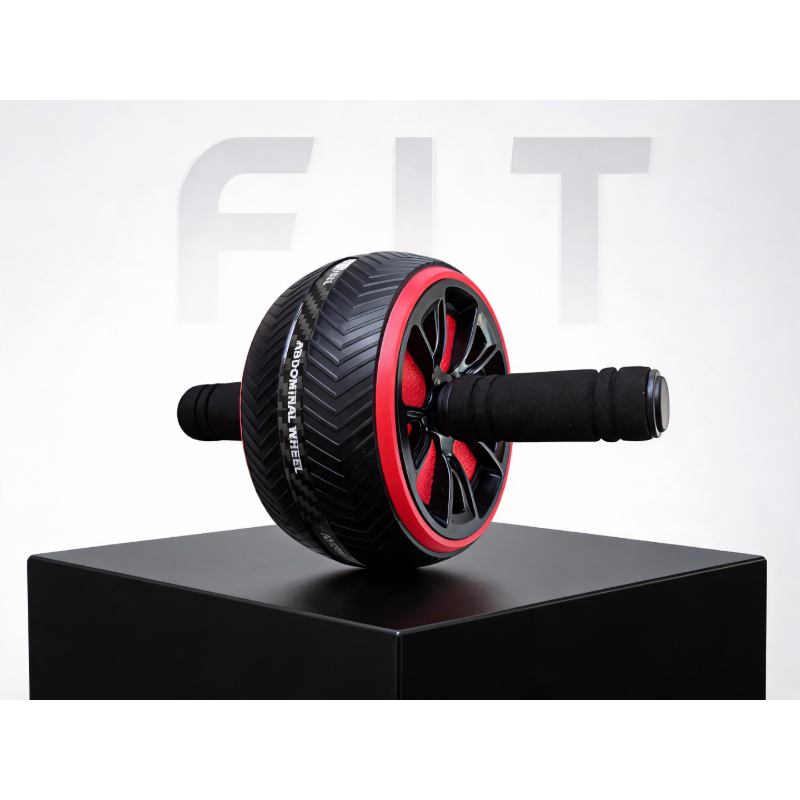 TEMU 1 Set de Equipo de Ejercicio de Rueda Abdominal, Adecuado para Entrenamiento de Central para Hombres y Mujeres, Rueda Abdominal de Fitness para