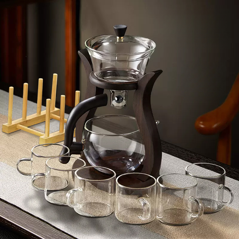 simple magnetic suction tea infuser set separate tea water