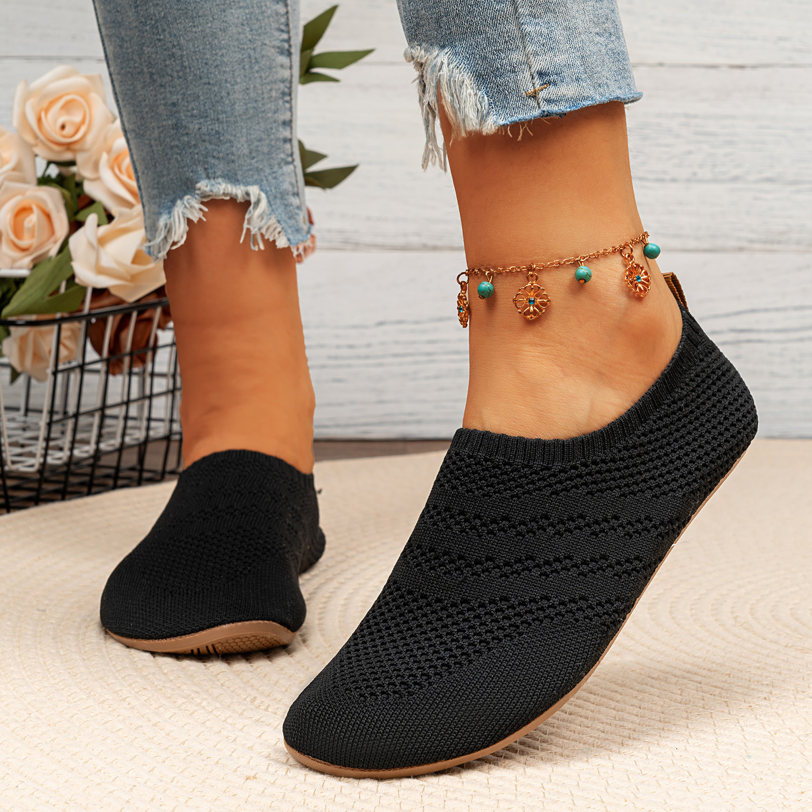 Image of Fashionable Indoor Slippers For Women, Perfect For And Casual Wear., Women Shoes