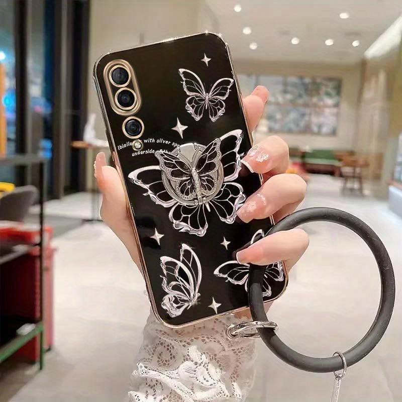 TEMU Phone Case: P20pro Luxury Plating Circle Bracelet Strap Phone Holder Case On For Huawei P20 Back Cover