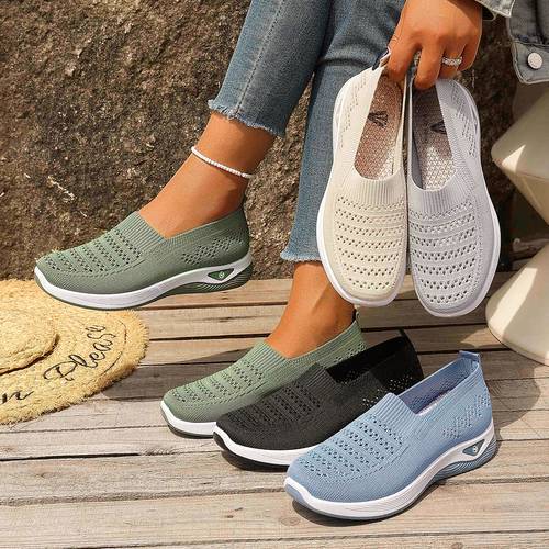item picture womens minimalist low top walking sneakers lightweight casual shoes with breathable hollow mesh upper wear resistant soles with soft fabric insoles minimalist footwear in multiple colors women shoes