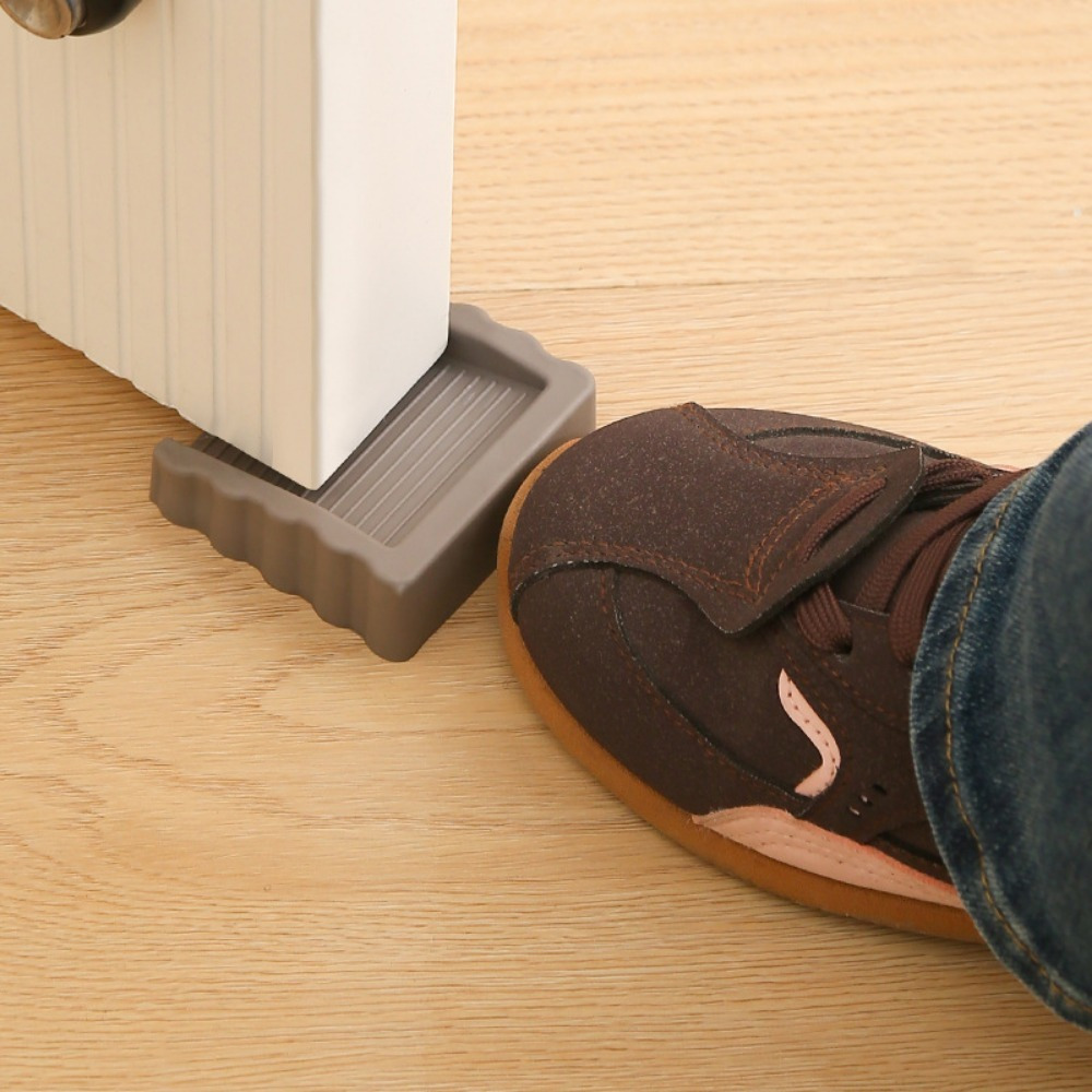 Windproof Door Stopper - Punch-Free Creative Household Safety Wedge, Anti-Pinch Card Design