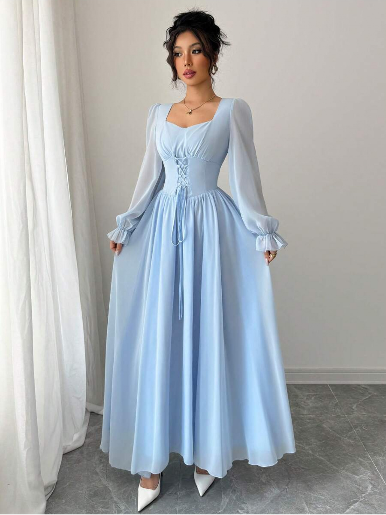 temu blue dress blue dress sold on Temu United States
