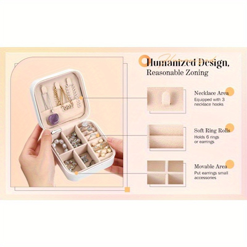 20pcs Custom Travel Jewelry Box Set, Bridesmaid Gift